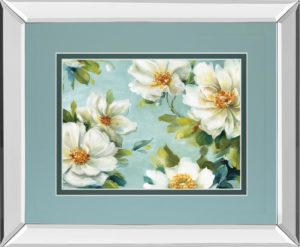 34 in. x 40 in. “Reflections I Crop” By Lisa Audit Mirror Framed Print Wall Art
