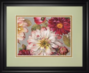 34 in. x 40 in. “Classically ” By Lisa Audit Framed Print Wall Art