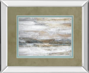 34 in. x 40 in. “Mirage I ” By Fontaine, S. Mirror Framed Print Wall Art