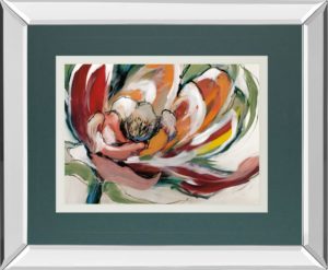 34 in. x 40 in. “Bloomed I” By Fitsimmons, A. Mirror Framed Print Wall Art