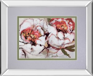 34 in. x 40 in. “Charade Of Spring” By Fitzsimmons, A Mirror Framed Print Wall Art