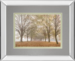 34 in. x 40 in. “Autumn’s Peace” By Frank A Mirror Framed Print Wall Art
