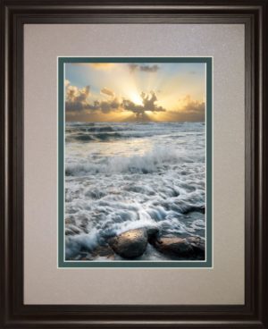 34 in. x 40 in. “Crash” By Celebrate Life Gallery Framed Print Wall Art