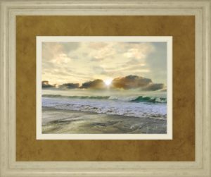 34 in. x 40 in. “Discovery” By Mike Calascibetta Framed Print Wall Art