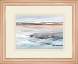 34 in. x 40 in. “Beyond The Sea” By Valeria Mravyan Framed Print Wall Art