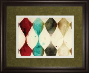 34 in. x 40 in. “Spotted Heralds” By Jessica Jenney Framed Print Wall Art