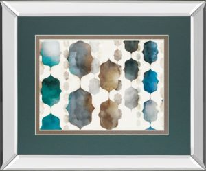 34 in. x 40 in. “Moroccan Beads” By Edward Selkirk Mirror Framed Print Wall Art