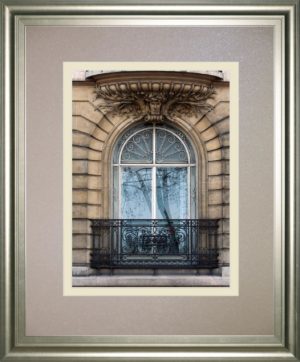 34 in. x 40 in. “Rue De Paris I” By Tony Koukos Framed Print Wall Art