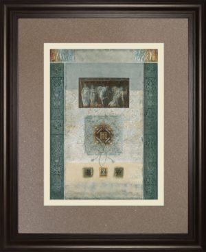 34 in. x 40 in. “Romanesque I” By Douglas Framed Print Wall Art