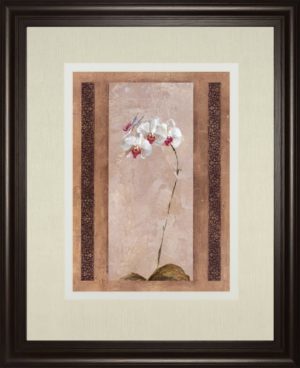 34 in. x 40 in. “Contemporary Orchid Il” By Carney Framed Print Wall Art