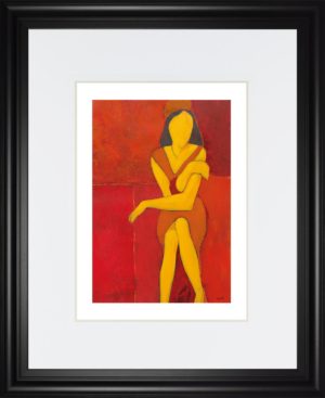 34 in. x 40 in. “In View Of I” By Augustine Framed Print Wall Art
