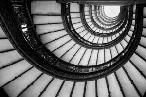 FRAMED SMALL – SPIRAL STAIRS