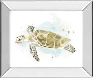 Watercolor Sea Turtle Study II BY June Erica Vess