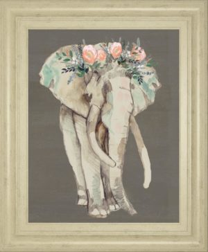 Flower Crown Elephant I BY Jennifer Goldberger