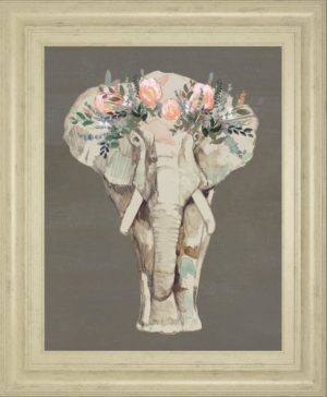 Flower Crown Elephant II BY Jennifer Goldberger