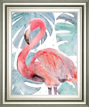 Flamingo Splash II BY Annie Warren