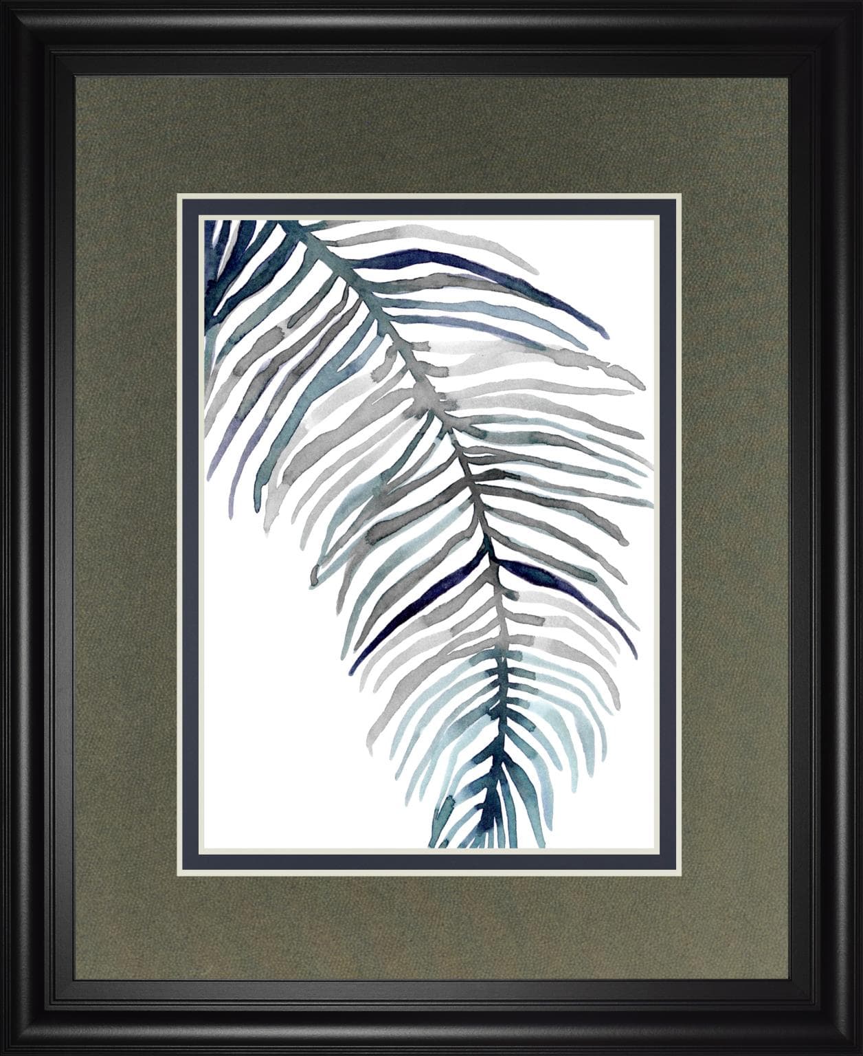 Blue Feathered Palm II BY Emma Scarvey - Classy Art