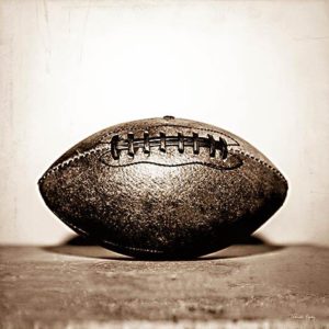 Vintage Football by Jennifer Rigsby