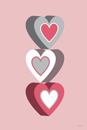 Heart Stack by Martina Pavlova (FRAMED)(SMALL)