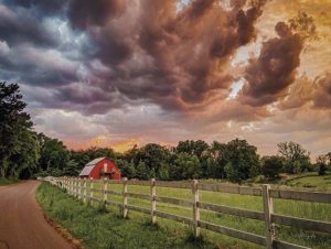 Colorful Country Clouds by Dakota Diener (FRAMED)