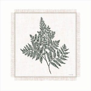 Embroidered Leaves V by Cindy Jacobs (FRAMED)(SMALL)