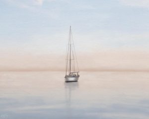 Quiet Morning Sail I by Elizabeth Medley (FRAMED)