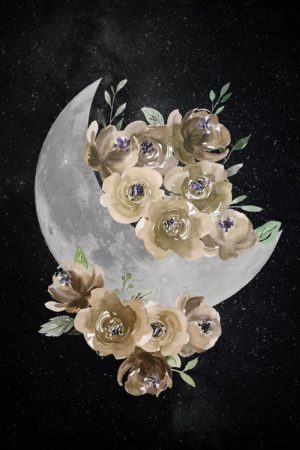 Bohemian Moon by Daniela Santiago (FRAMED)