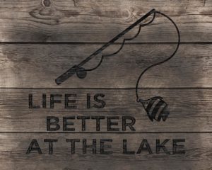 Better At The Lake by CAD Designs (FRAMED)