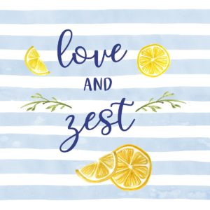 Love and Zest Lemons by Carol Robinson (FRAMED)(SMALL)