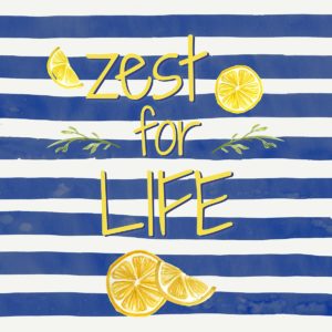Zest For Life Lemons by Carol Robinson (FRAMED)(SMALL)