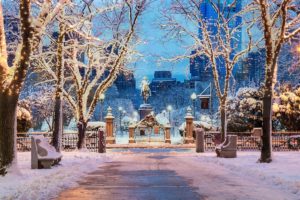 Tempered Glass w/ Foil – Boston in Winter
